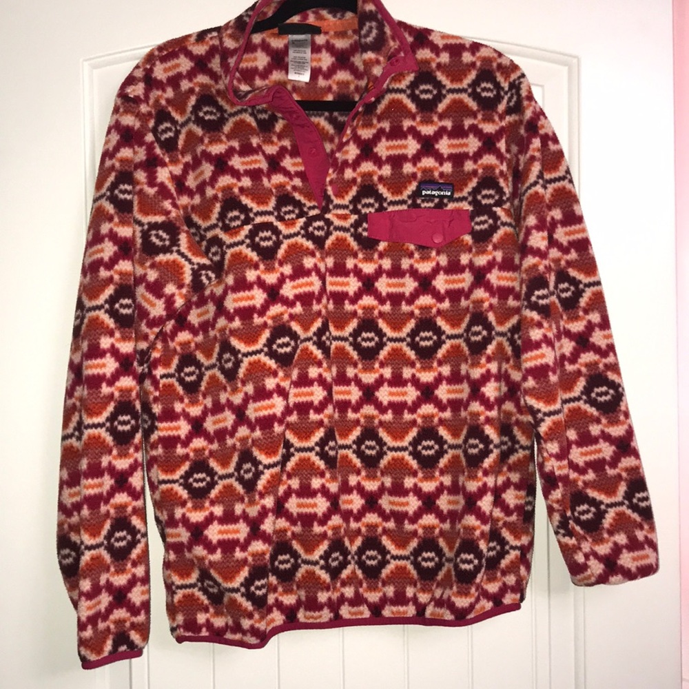 Patterned Patagonia jacket!